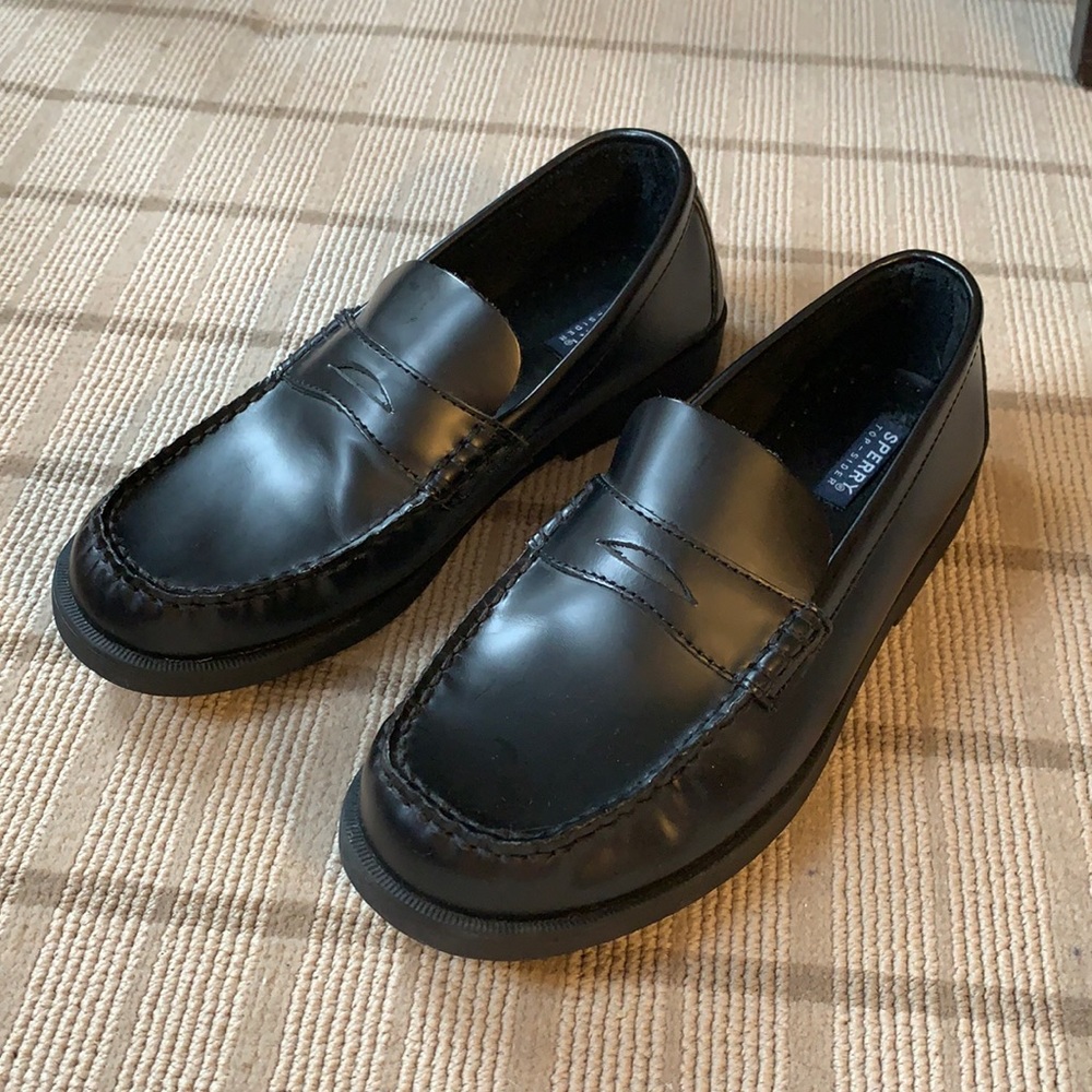 Sperry Top-Sider Colton black penny loafers